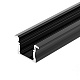алюминиевый профиль arlight line-2315-f-2000 anod black 044278