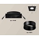 комплект встраиваемого светильника ambrella light techno spot xc6521002 sbk черный песок (c6521, n6111)