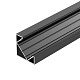 алюминиевый профиль arlight sl-kant-h18-2000 black 049430