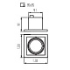 точечный светильник kanlux meril dlp-50-w 26480