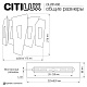 настенный светильник citilux dart cl231432