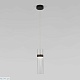подвесной светильник eurosvet lumen 50244/1 led черный/прозрачный a061288