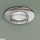 встраиваемый светильник sd 505 chrome/crystal leucos