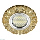 встраиваемый светильник fametto luciole dls-l136 gu5.3 glassy/yellow