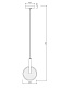подвесной светодиодный светильник freya nova fr6002pl-l15bs