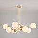 люстра на штанге imperiumloft roundi brass 305756-23