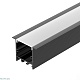 алюминиевый профиль arlight sl-linia49s-f-2000 anod black 039389