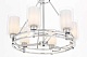 подвесная люстра lumina deco marietta ldp 8025-6 chr+wt