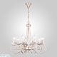 подвесная люстра eurosvet 22404/8 белый с золотом