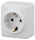 розетка 2p+e schuko эра 11-2203-01 б0020685