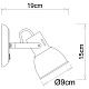 спот arte lamp jovi a1677ap-1go