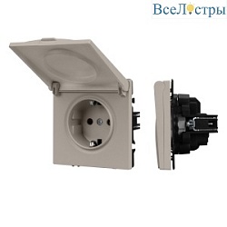 Механизм розетки влагозащищённый Arlight SCT-NOBE-MCP-SFPL-CA (230V, 16A) 059440