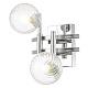 бра crystal lux luxury ap2 chrome