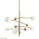 люстра на штанге delight collection globe mobile 10215p/5 brass