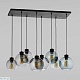 подвесная люстра tk lighting 4113 cubus graphite