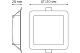 встраиваемый светильник gauss elementary downlight 998420209