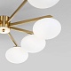 потолочная люстра eurosvet opaline 70220/8 латунь smart a065768