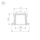 профиль arlight line-2315-f-2000 white 044265(1)