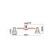 потолочная люстра arte lamp meleph a4096pl-5br