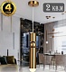 подвесной светодиодный светильник natali kovaltseva loft led lamps 81354 gold satin