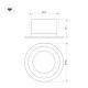 встраиваемый светильник arlight ms-drop-built-r105-14w warm2700 054708