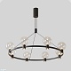 подвесная люстра crystal lux duet sp56w led black