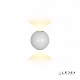 настенный светильник iledex rainbow zd8168-6w rgb wh