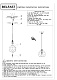 подвесной светильник belfast clifton d3315-1 gl cl