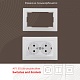 розетка двойная с заземлением arte milano 206.40-2.silver