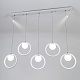 подвесная люстра led4u l7103-7 wт