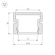 профиль arlight pds-sm-2000 white 044325