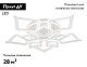 потолочная люстра ambrella light acrylica original fa8914