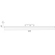 трековый однофазный светильник заливающего света lightstar uno cct 269906cct
