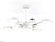 люстра на штанге ambrella light linetech comfort fl51627