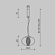 подвесной светильник maytoni memetics mod406pl-l8b3k