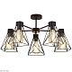 потолочная люстра eurosvet trappola 70107/5 черный