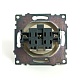 розетка 2p stekker катрин золото gls10-7109-08 49223