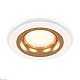 комплект встраиваемого светильника ambrella light techno spot xc7621005 swh/pyg белый песок/золото желтое полированное (c7621, n7014)