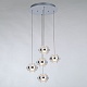 подвесной светильник delight collection md22030002 md22030002-5a chrome/clear
