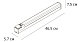 подсветка для зеркал arte lamp callisto a3410ap-1wh