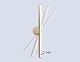 настенный светильник ambrella light comfort linetech fl6104