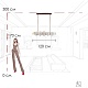 подвесная люстра loft it alicante 10248/1200