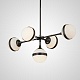 люстра на штанге delight collection peggy 9252p/5l black