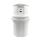блок розеток lk-prf (3 секции полуавтоматический 1 usb + 1 type-c беспроводная зарядка) mebax 00-00002872