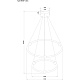 подвесной светильник arte lamp harley a2196sp-2cc