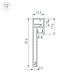 профиль arlight plintus-h54b-2000 black 046140