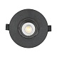 встраиваемый светильник general gcl-mr16-r-black 661281