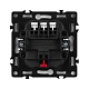 механизм выключателя трехклавишный непроходной arlight swt-nobe-mk03-sfpl-is (230v, 10a) (никель) 061800