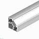 профиль arlight sl-kub-display-2525-2000 anod (алюминий) 055911
