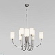 подвесная люстра eurosvet abbey 60164/10 никель smart a065750